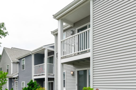Private Patio/Balcony at Blue Hills Village in Canton, MA