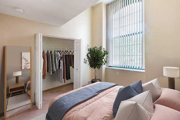 Walk-In Closets at Royal Worcester Apartments, Worcester, Massachusetts