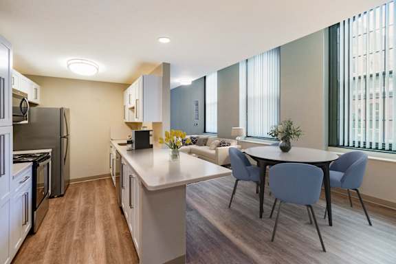 Fully Applianced Kitchens at Royal Worcester Apartments, Worcester, Massachusetts