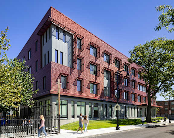 Energy efficient green design at The Anne M. Lynch Homes at Old Colony, South Boston, 02127