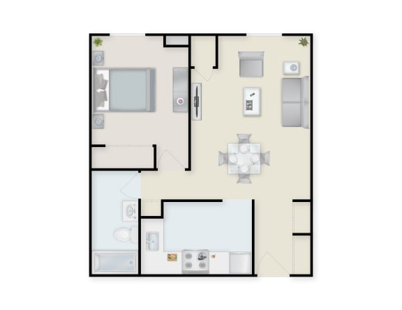One Bedroom One Bathroom One Bedroom One Bathroom at Belvedere Acres Apartments, Washington, PA, 15301