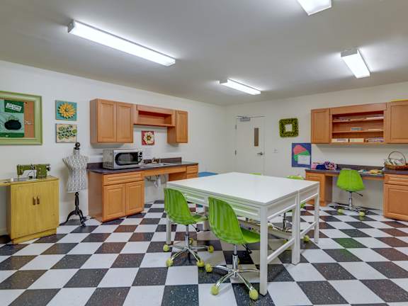 Community Room at The Birches of Esopus, Ulster Park, NY