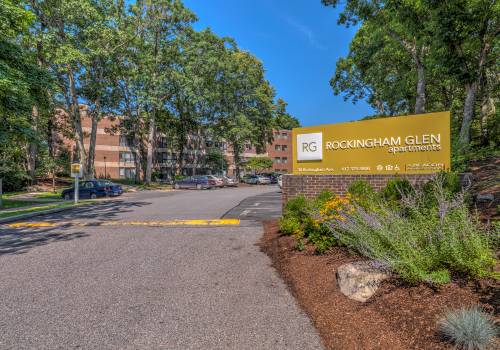 Entrance Sign at Rockingham Glen in West Roxbury, MA