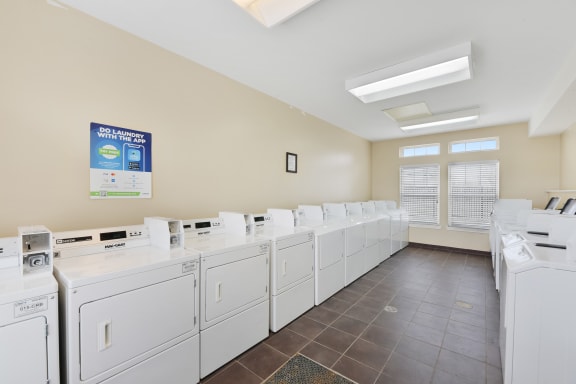 Laundry Room at Creekwood Apartments, Watertown, 13601