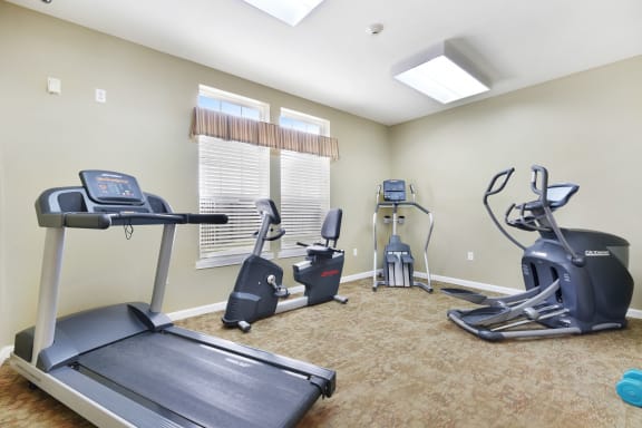 our apartments have a gym with plenty of equipment at Creekwood Apartments, Watertown, 13601