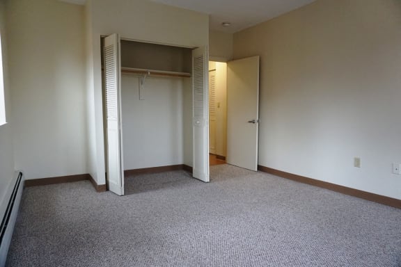 Master bedroom at Cumberland Homes in Springfield, MA