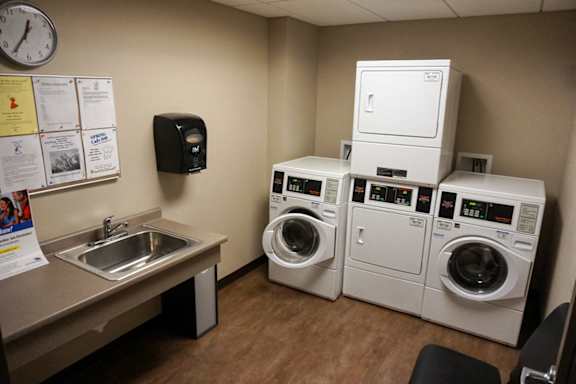 Laundry Suite at Ohav Sholom Apartments in Albany, NY.