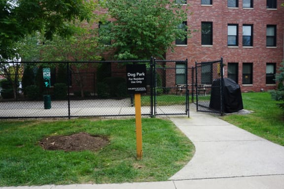 Private Resident Pet Park at Wilber School Apartments, Sharon, MA, 02067