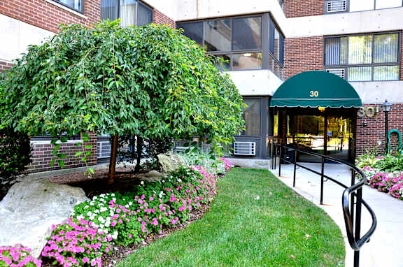 Main Entrance  at Rockingham Glen, West Roxbury, MA