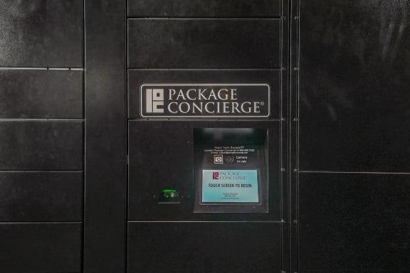 Package Concierge lockers  at Ninth Square Apartments, New Haven, 06510