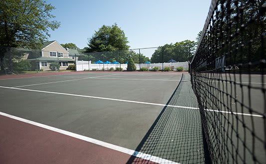 Tennis Court in front of property at Mariner's Hill Apartments, Marshfield, 02050