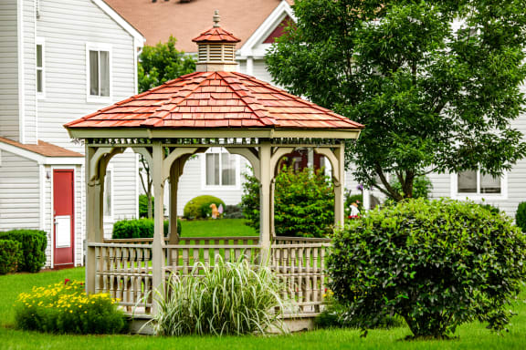 Community Gazebo with Lush Landscaping at Pheasant Hill Estates, Pennsylvania, 17110