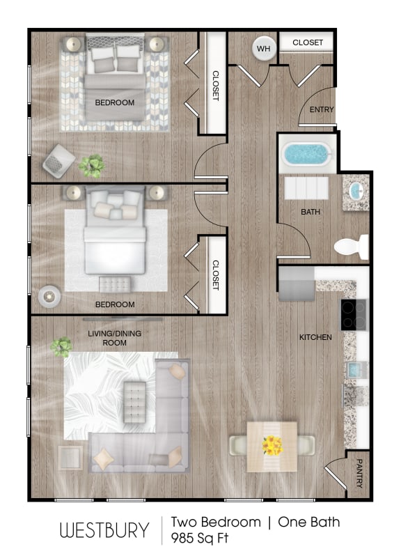 weathered floor plan of a home with a bedroom and a bathroom