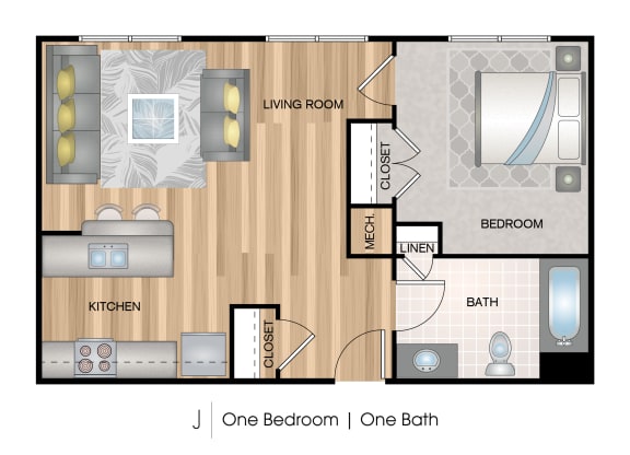 J Floor Plan at Oxoboxo Lofts, Uncasville, CT 06382