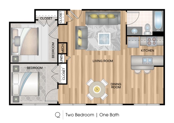 Q Floor Plan at Oxoboxo Lofts, Uncasville Connecticut