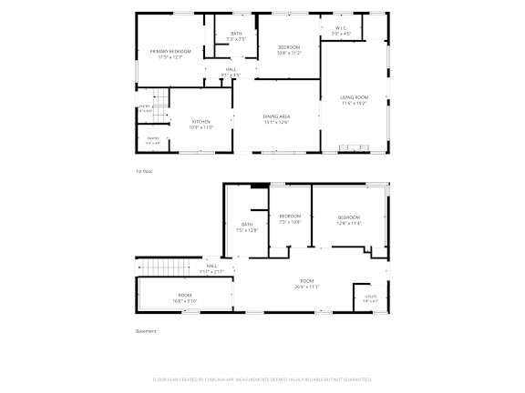4729Roosevelt Full Floorplan with Basement and Ground Floor