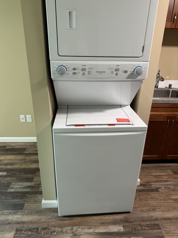 Full Size stack washer & dryer