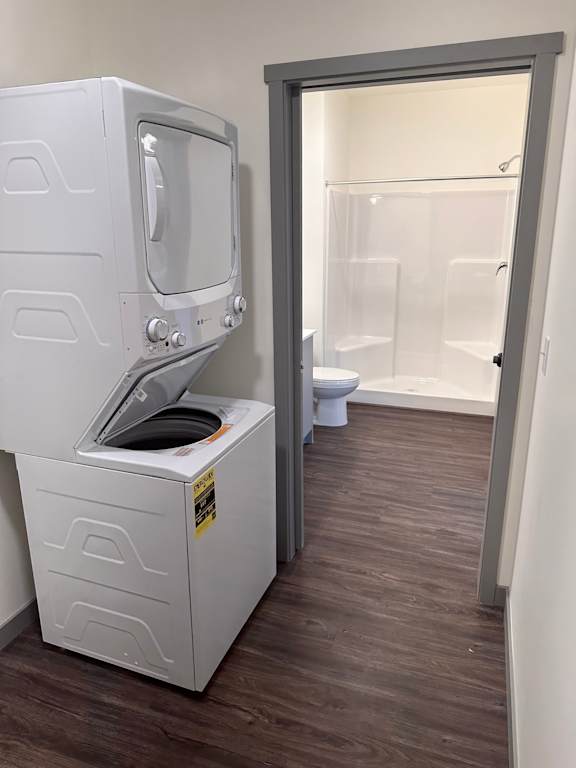 a washer and dryer in a laundry room