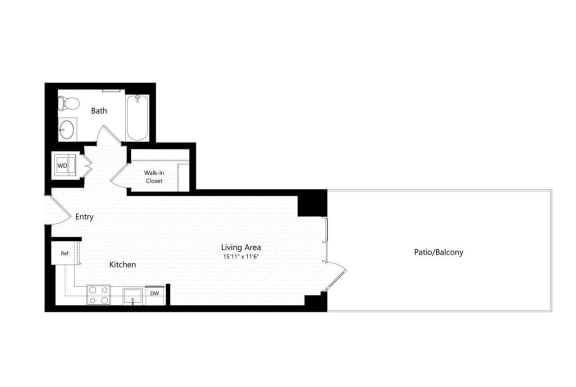 Studio floor plan Mat Continuum, New York
