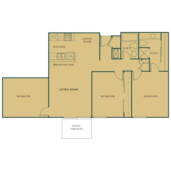 Floor Plan  C1 Floor Plan at Hills at Hacienda Heights, Hacienda Heights