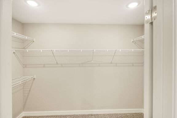 Walk-in closet at The Azul Apartment Homes in Oxford, Mississippi 38655