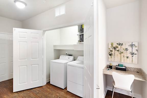 Washer and dryer included at Faulkner Flats Apartment Homes, Oxford, MS, Mississippi