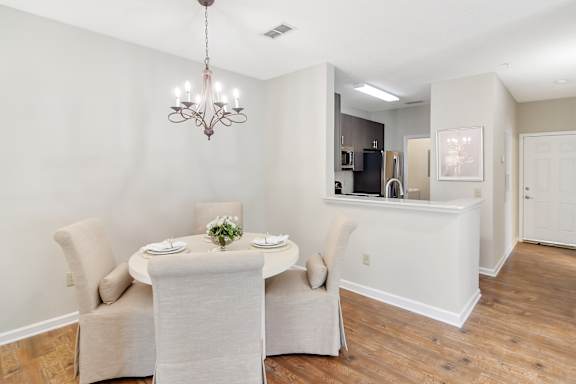 Hardwood floors at Legacy Apartment Homes in Ridgeland, MS