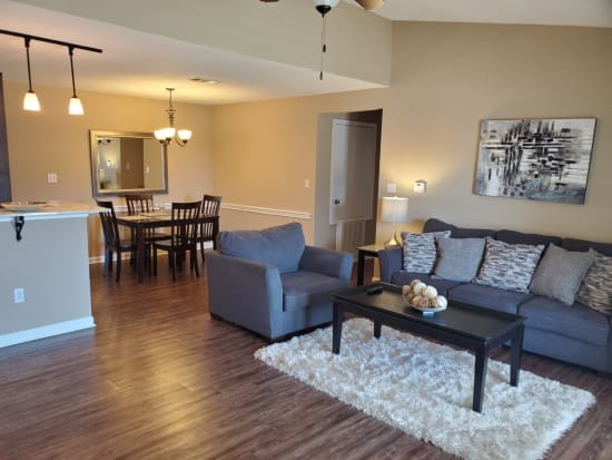 Large Living Room at Reserve of Bossier City Apartment Homes, Bossier City, LA, 71111
