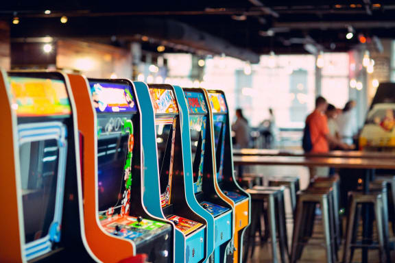16-Bit Bar and Arcade at The Whit Apartments, Indiana, 46204