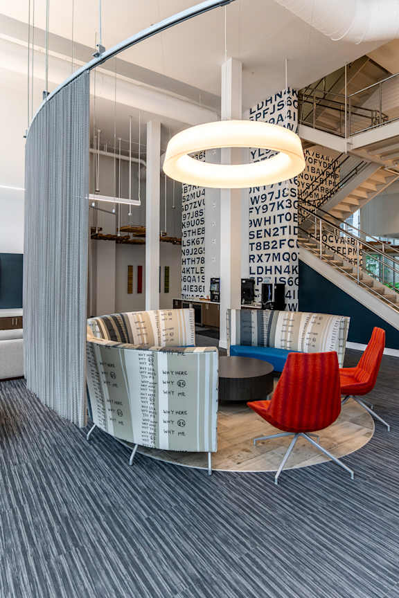Lobby Area at The Whit Apartments, Indianapolis, Indiana