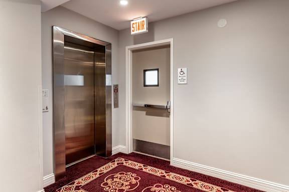 Elevator Access at Somerset Place Apartments, Chicago, 60640