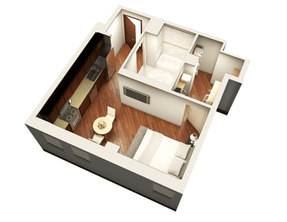 Argyle ARO Floorplan at Somerset Place Apartments, Chicago