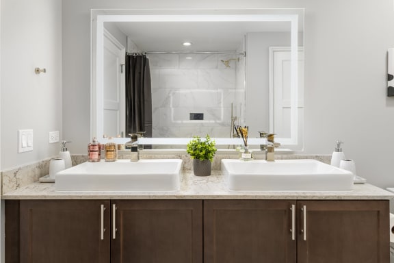 Bathroom Sink With Faucet at Park Heights by the Lake Apartments, Illinois, 60649