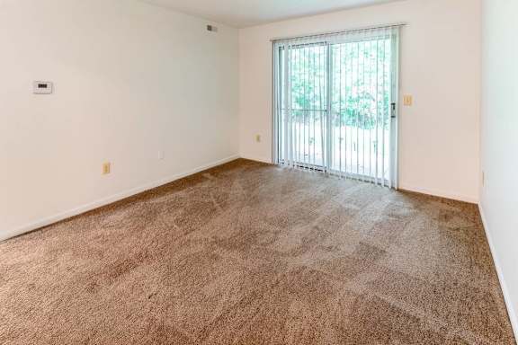 Unfurnished Living Space at Creekside Square Apartments, Indianapolis Indiana