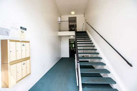 Staircase View at Creekside Square Apartments, Indiana