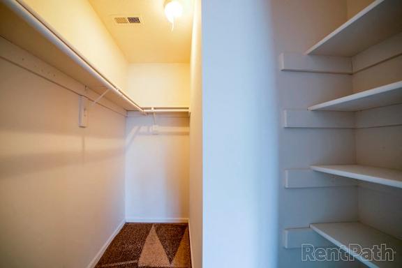 Closet With Shelving at Creekside Square Apartments, Indiana, 46254