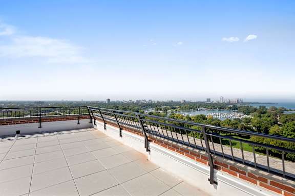 Scenic Views of Lake Michigan and Jackson Park at Park Heights by the Lake Apartments, Illinois, 60649