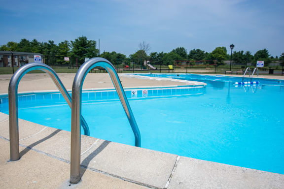 Sparkling Swimming Pool at Pickwick Farms Apartments in Indianapolis, IN
