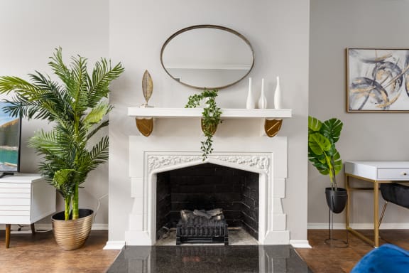 Fireplace in Select Units at Park Heights by the Lake Apartments, Chicago, IL