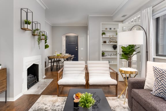 Resort Style Living Rooms at Park Heights by the Lake Apartments, Chicago, IL, 60649