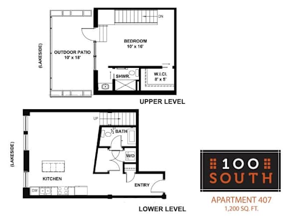 1 bed 1.5 bath at 100 South Apartments, New York