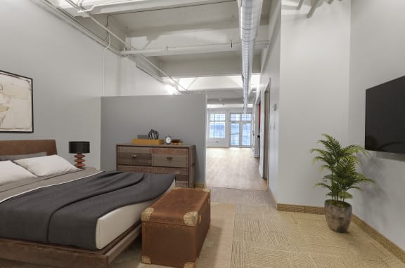 Floor Plan  Gorgeous Bedroom at The Lofts at Elk Terminal, Buffalo, NY, 14204