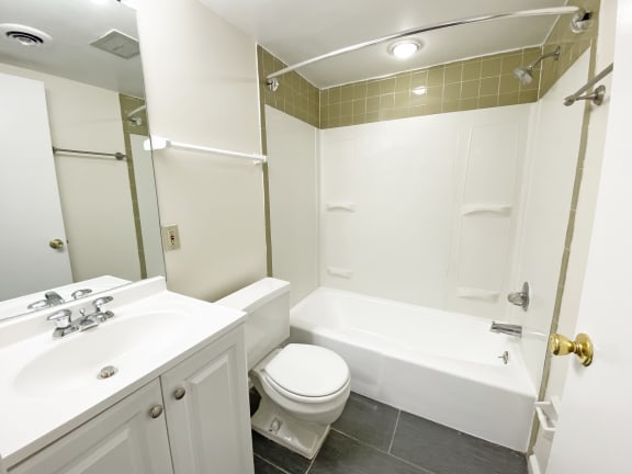 Bright Bathroom Bright Bathroom at Walnut Towers at Frick Park, Pittsburgh, Pennsylvania