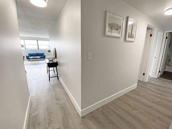 Living space at Walnut Towers at Frick Park, Pennsylvania