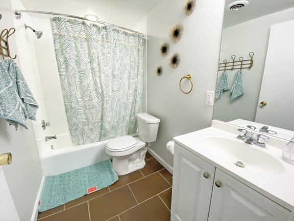 Updated Bathrooms at Walnut Towers at Frick Park, Pittsburgh