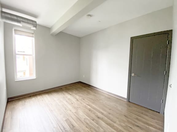 B1 Bedroom with Hardwood Flooring at Bakery Living, Shadyside, Pittsburgh, PA 15206