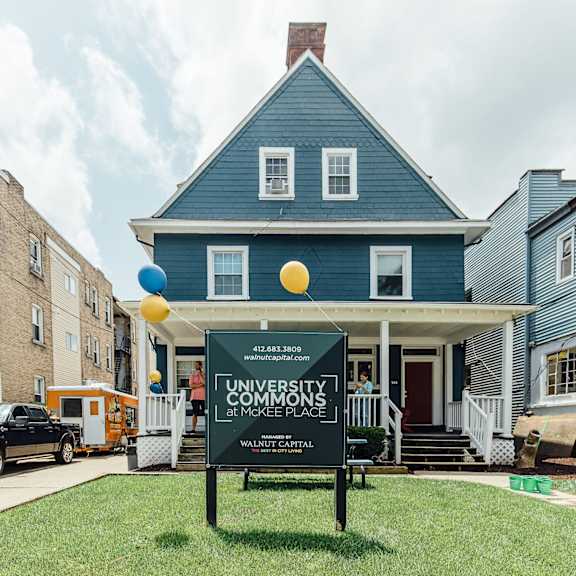 On-Site Management Office at University Commons Apartments, Oakland, Pittsburgh
