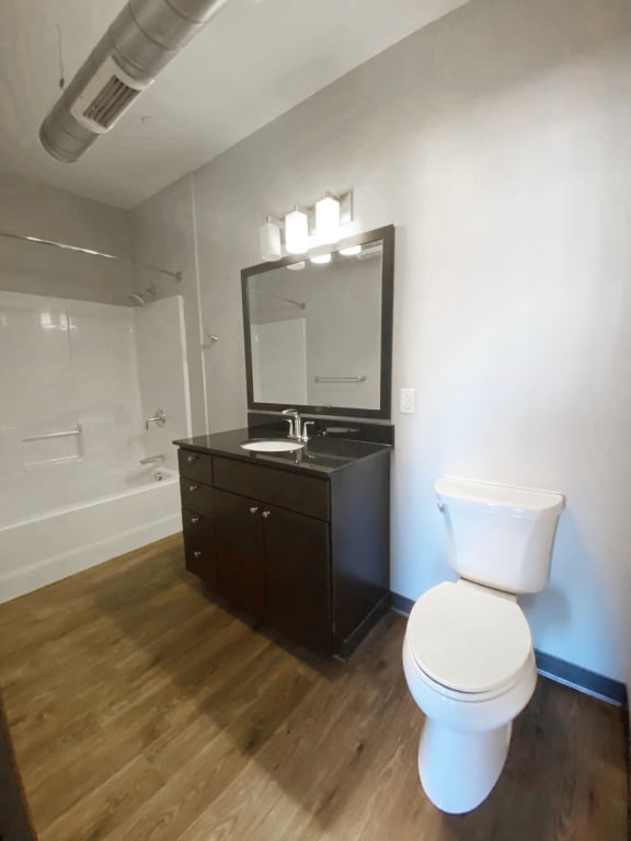 Bathroom with Tub and Vanity at Bakery Living, 15206