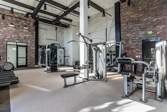 24/7 High-Tech Fitness Studio with Yoga/Spinning Room and Fitness On Demand at Alta Longwood, Longwood