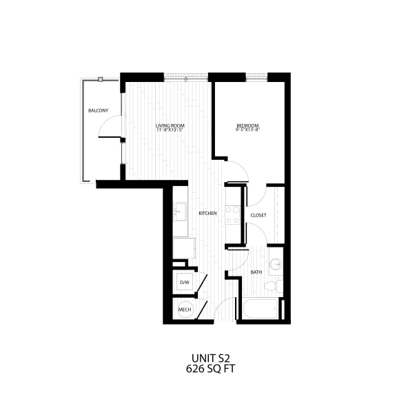S2 Floor Plan at Alta Davis, Morrisville, 27560